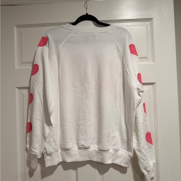Simply Southern White Sweatshirt with Pink Accents - Picture 4 of 4